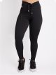 BumBum Scrunch Leggings Wire ribbed Active Black